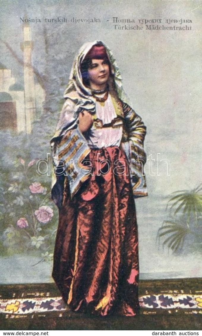 ** T1/T2 Türkische Mädchentracht, Nosnje Turskih Djevojaka / Turkish Girl, Folklore - Ohne Zuordnung