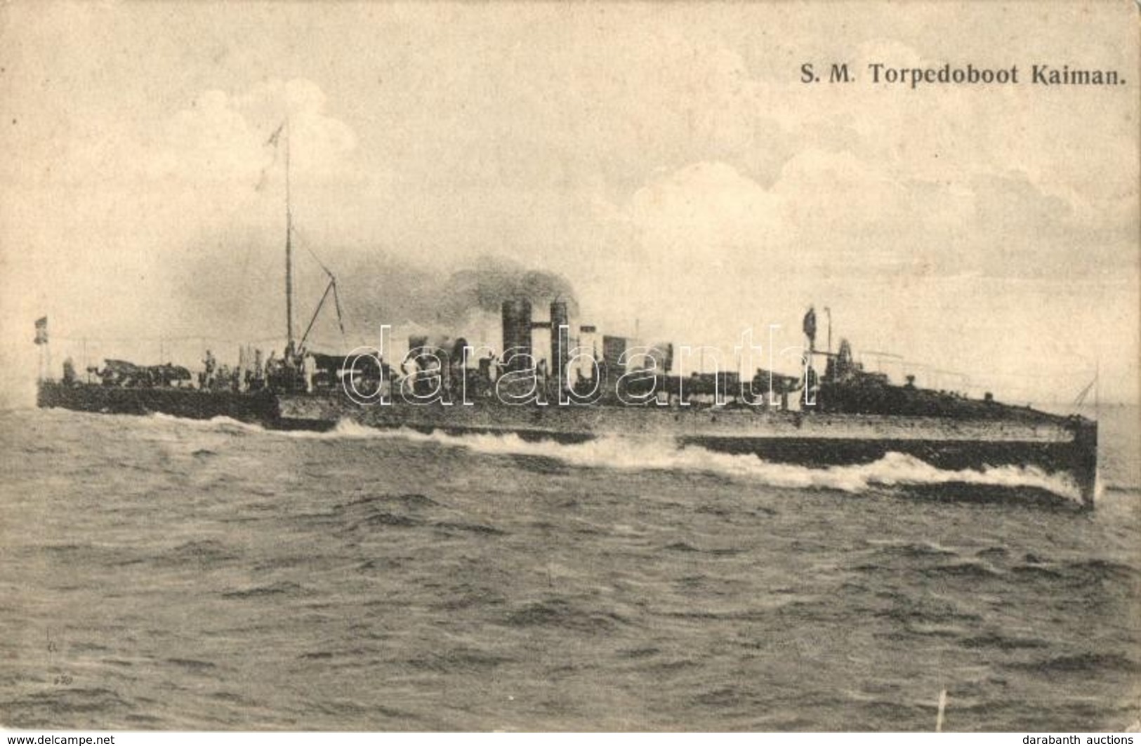 ** T2 SMS Kaiman Osztrák-Magyar Haditengerészet Topedónaszádja / K.u.K. Kriegsmarine SM Torpedoboot Kaiman. G. Fano Pola - Ohne Zuordnung