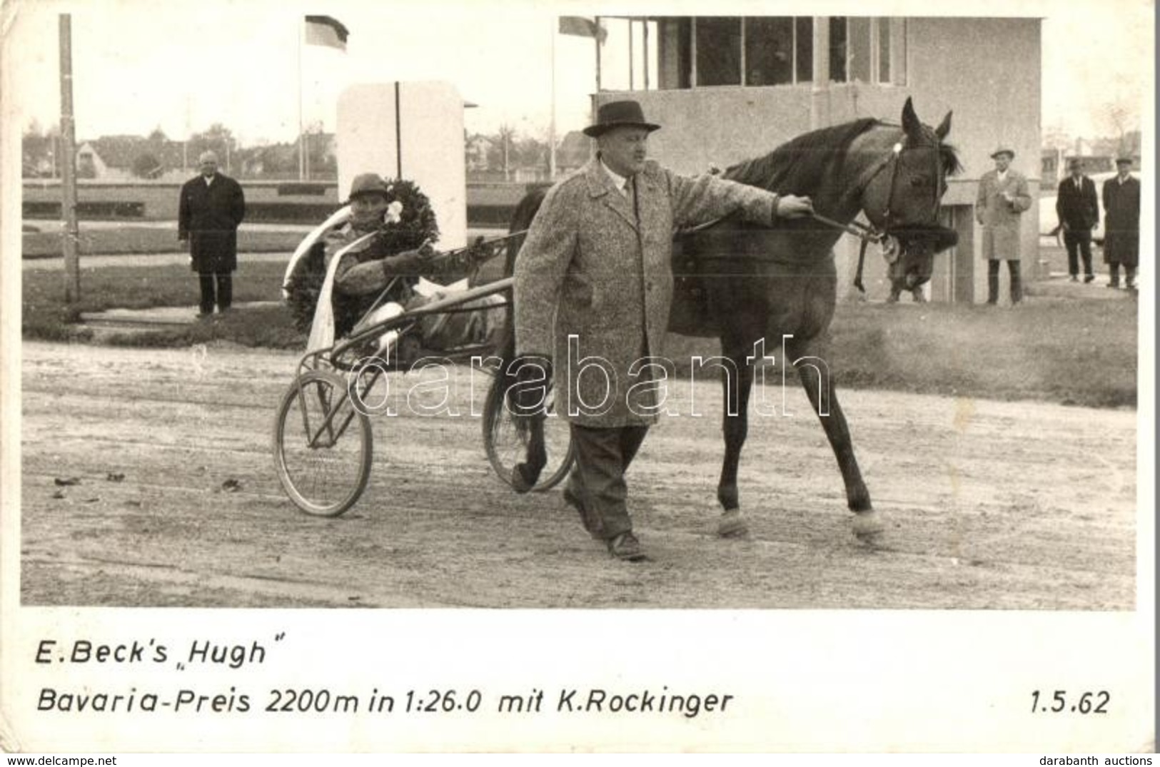 * T3 E. Beck's 'Hugh'. Bavaria-Preis Mit K. Rockinger / Horse Race Photo (fl) - Unclassified