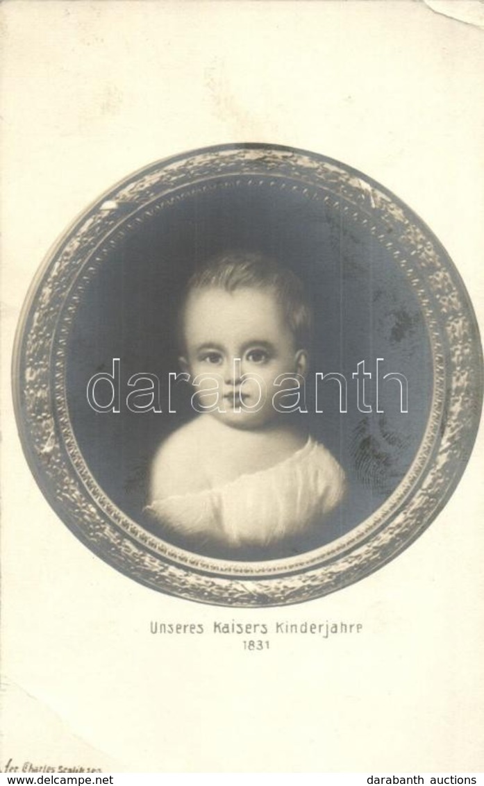 ** T2/T3 1831 Unseres Kaisers Kinderjahre / 1 Year Old Franz Joseph I Of Austria S: Charles Scolik (EB) - Ohne Zuordnung