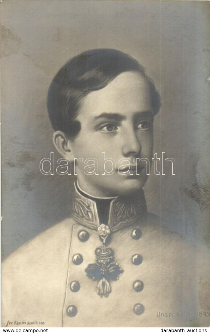 ** T1/T2 1849 Unseres Kaiser / 19 Years Old Franz Joseph I Of Austria S: Charles Scolik - Ohne Zuordnung