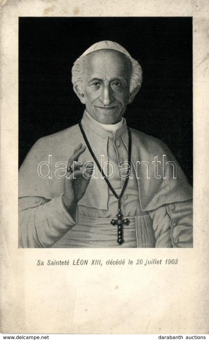 ** T3 Sa Sainteté Léon XIII, Décédé Le 20 Juillet 1903 / His Holiness Leo XIII, Who Died July 20, 1903 (EB) - Ohne Zuordnung