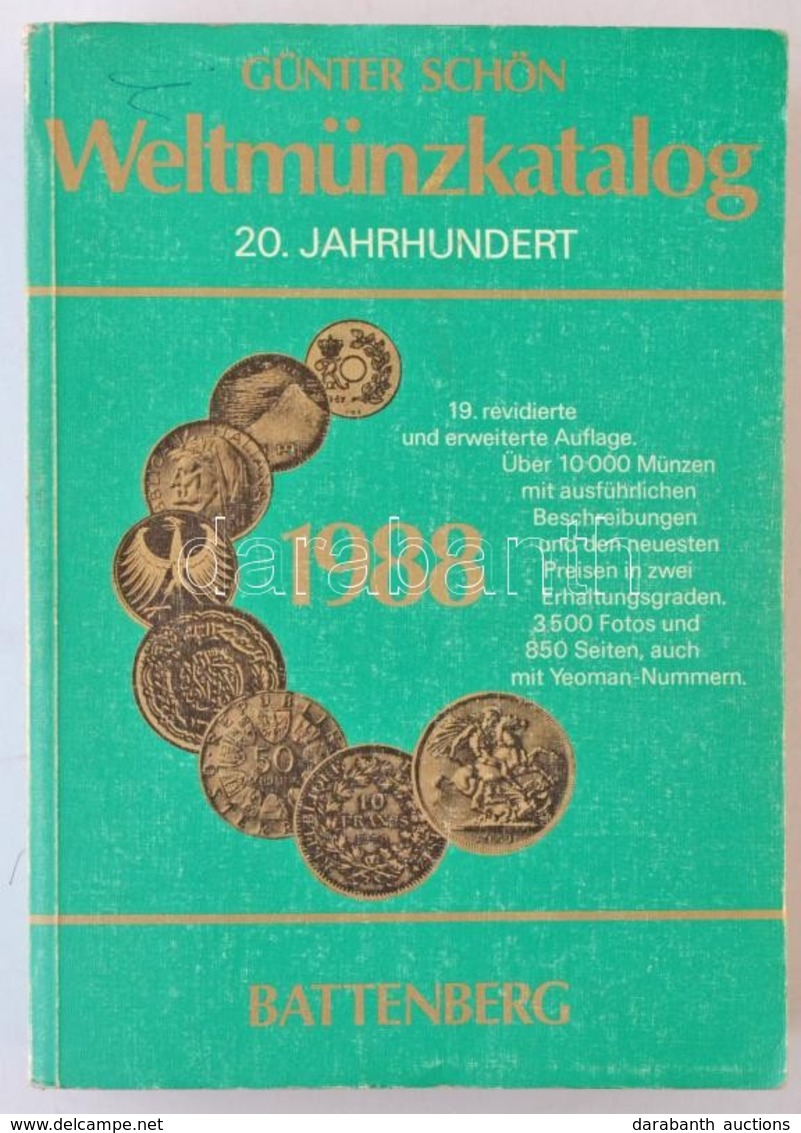 Günter Schön: Weltmünzkatalog 20. Jahrhundert. 19. Auflage. München, Battenberg, 1988. - Ohne Zuordnung