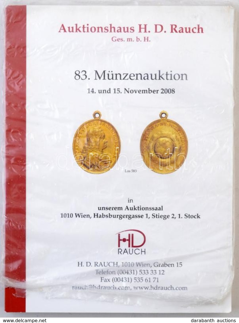 2007. 'Auktionhaus H.D. Rauch - 80. Münzenauktion' + 'Auktionhaus H.D. Rauch - Ordensauktion 2007' + 'Sommerauktion 2007 - Ohne Zuordnung