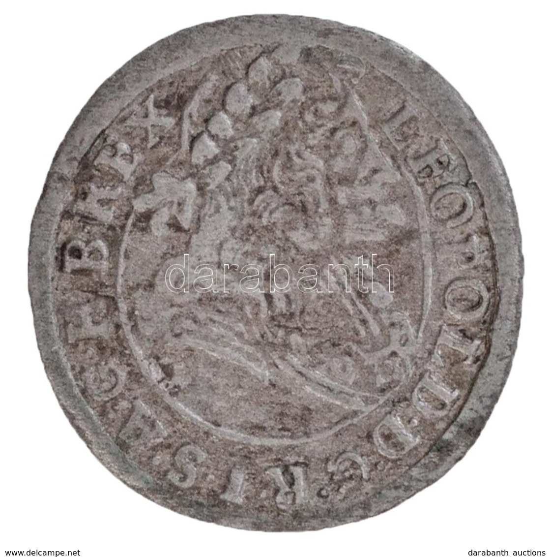 1696P-H Poltura Ag 'I. Lipót' (0,84g) T:2- Lapkahiba 
Hungary 1696P-H Poltura Ag 'Leopold I' (0,84g) C:VF Planchet Error - Ohne Zuordnung