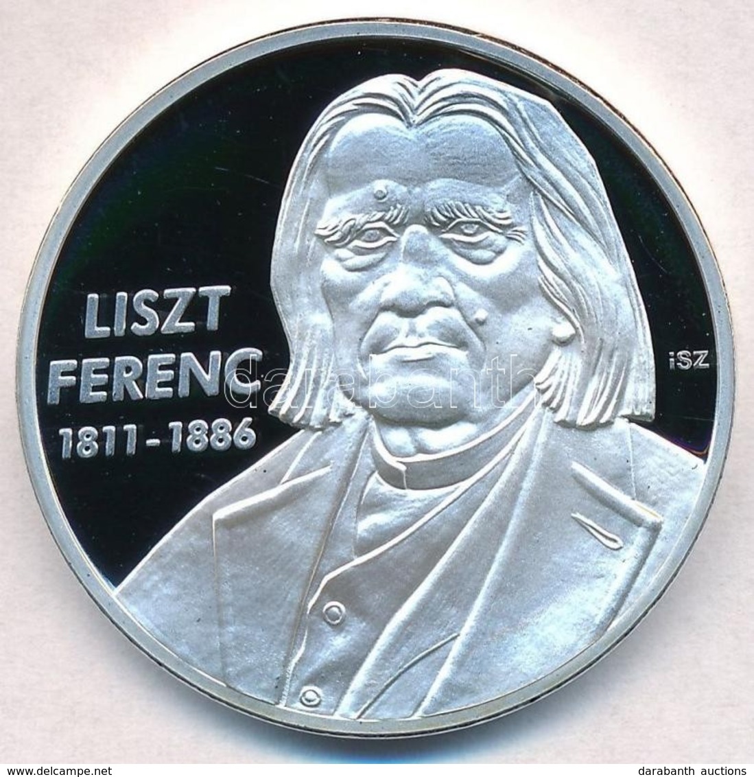 Ifj. Szlávics László (1959-) 2011. 'Nagy Magyarok / Liszt Ferenc 1811-1886' Aranyozott Cu Emlékérem (40mm) T:PP - Ohne Zuordnung