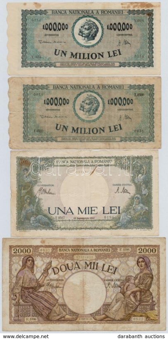 Románia 1941-1952. 8db Vegyes Bankjegy T:III,III-
Romania 1941-1952. 8pcs Of Various Banknotes C:F,VG - Ohne Zuordnung