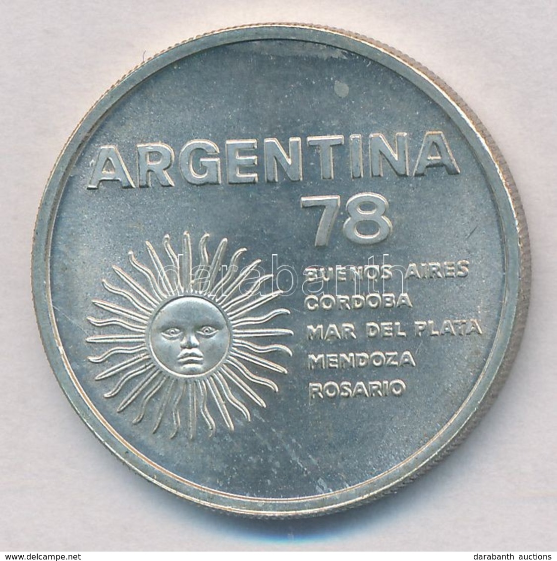 Argentína 1977. 1000P Ag '1978-as Labdarúgó Világkupa' T:1-
Argentina 1977. 1000 Pesos Ag '1978 World Soccer Championshi - Ohne Zuordnung