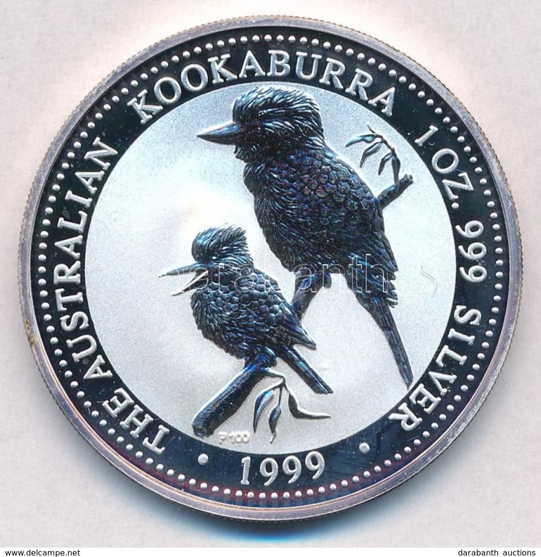 Ausztrália 1999. 1$ Ag 'Kacagójancsi' (1oz/0.999) T:PP 
Australia 1999. 1 Dollar Ag 'Kookaburra' (1oz/0.999) C:PP - Ohne Zuordnung