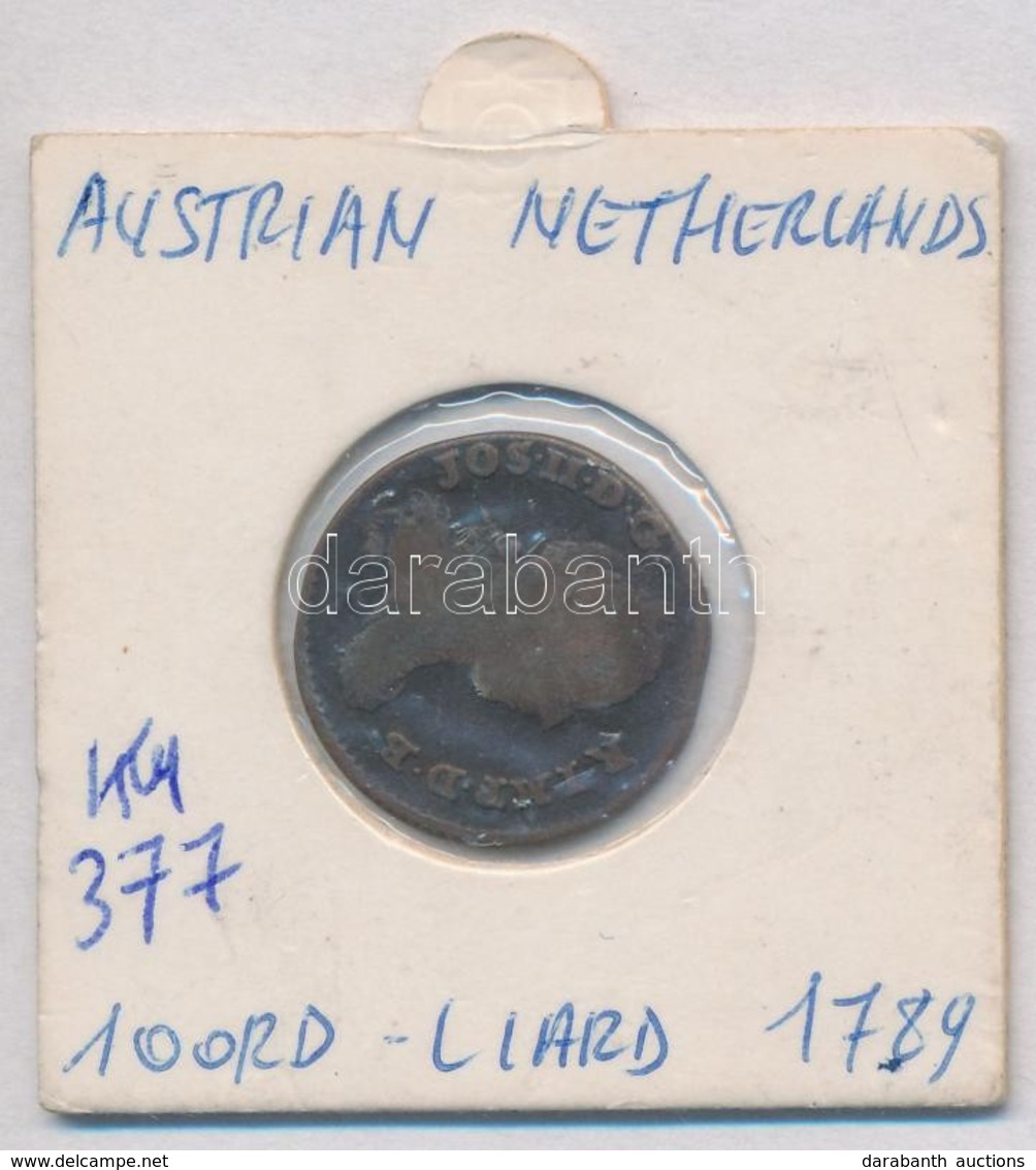 Osztrák Németalföld 1789. 1l Cu 'II. József' T:2-,3
Austrian Netherlands 1789. 1 Liard Cu 'Joseph II' C:VF,F - Ohne Zuordnung