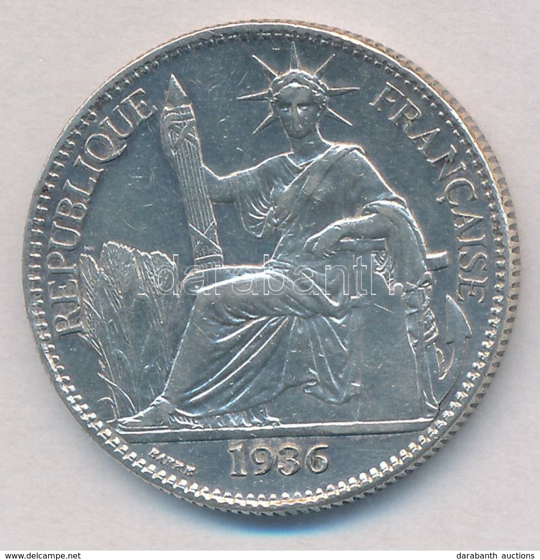 Francia Indokína 1936. 50c Ag T:2
French Indo-China 1936. 50 Cents Ag C:XF
Krause KM#4a.2 - Ohne Zuordnung