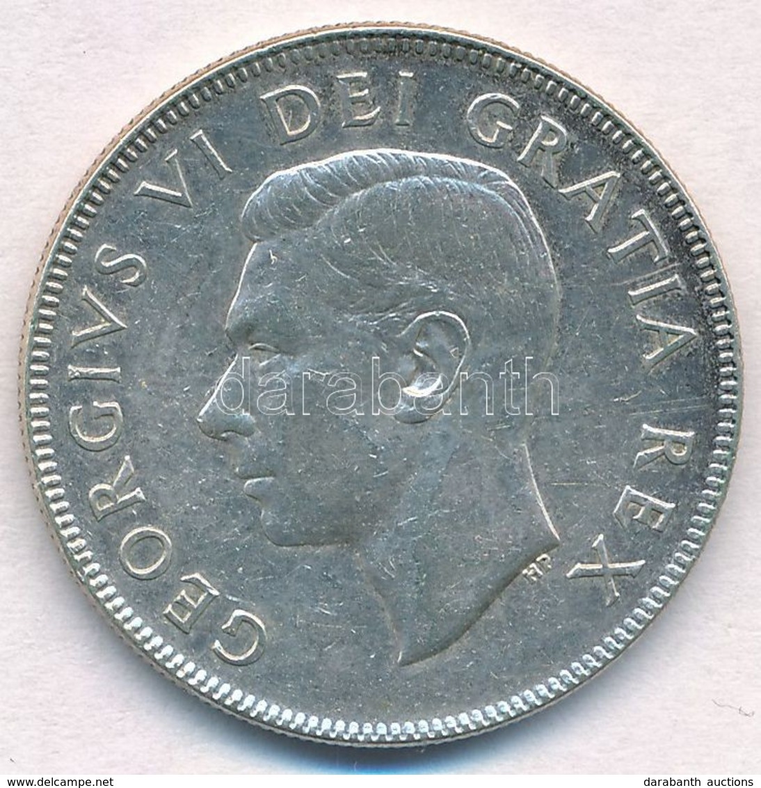 Kanada 1952. 50c Ag 'VI. György' T:1-,2
Canada 1952. 50 Cents Ag 'George VI' C:AU,XF - Non Classés