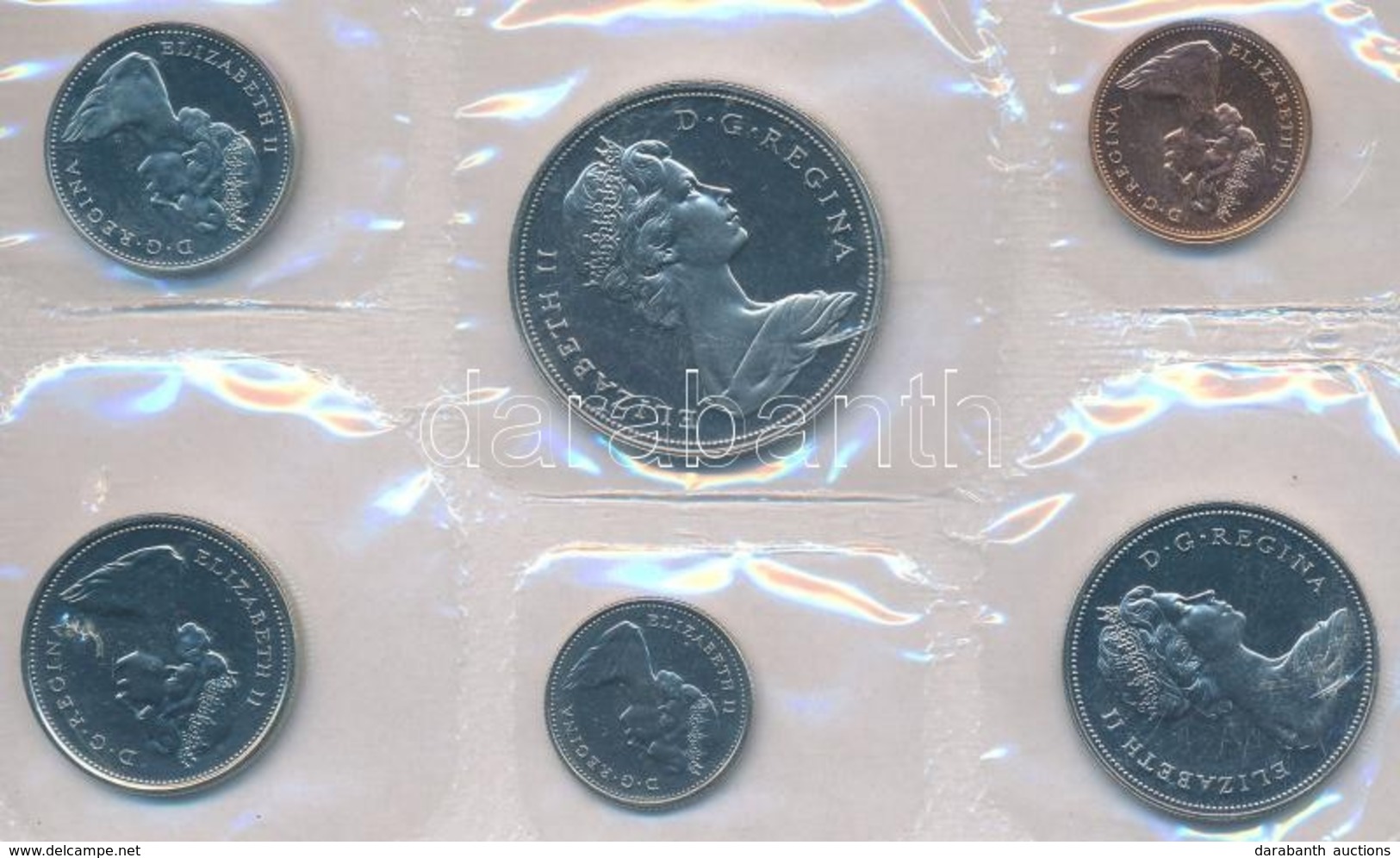 Kanada 1972. 1c-1$ (6xklf) Forgalmi Sor Lezárt Fóliában T:BU
Canada 1972. 1 Cent - 1 Dollar (6xdiff) Coin Set In Sealed  - Ohne Zuordnung
