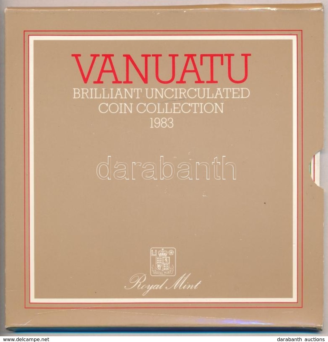 Vanuatu 1983. 1V-50V (6xklf) Forgalmi Sor Karton Díszcsomagolásban T:BU
Vanuatu 1983. 1 Vatu - 50 Vatu (6xdiff) Coin Set - Unclassified