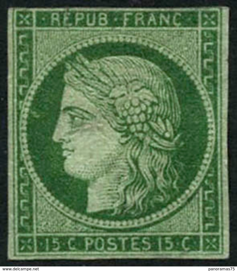 * N°2 15c Vert, Qualité Standard - B - Altri & Non Classificati