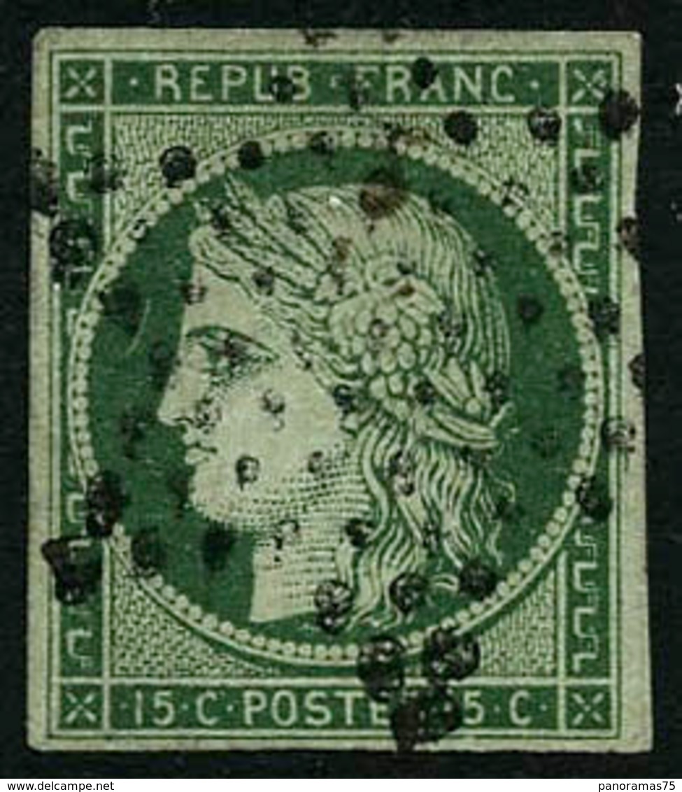 Oblit. N°2 15c Vert - TB - Other & Unclassified