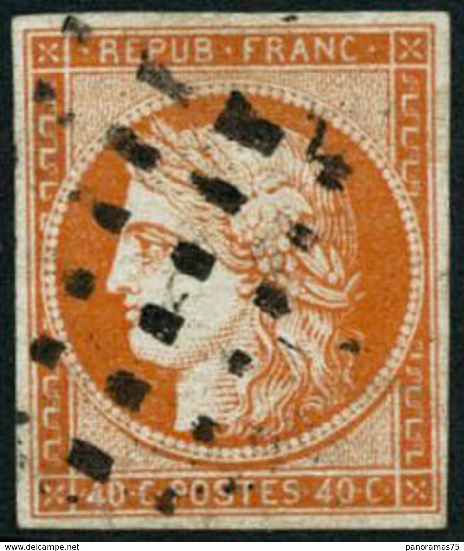 Oblit. N°5 40c Orange - TB - Other & Unclassified