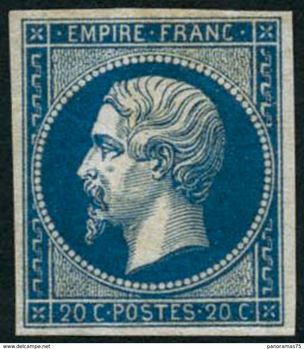 ** N°14B 20c Bleu, Type II - TB - 1853-1860 Napoleone III