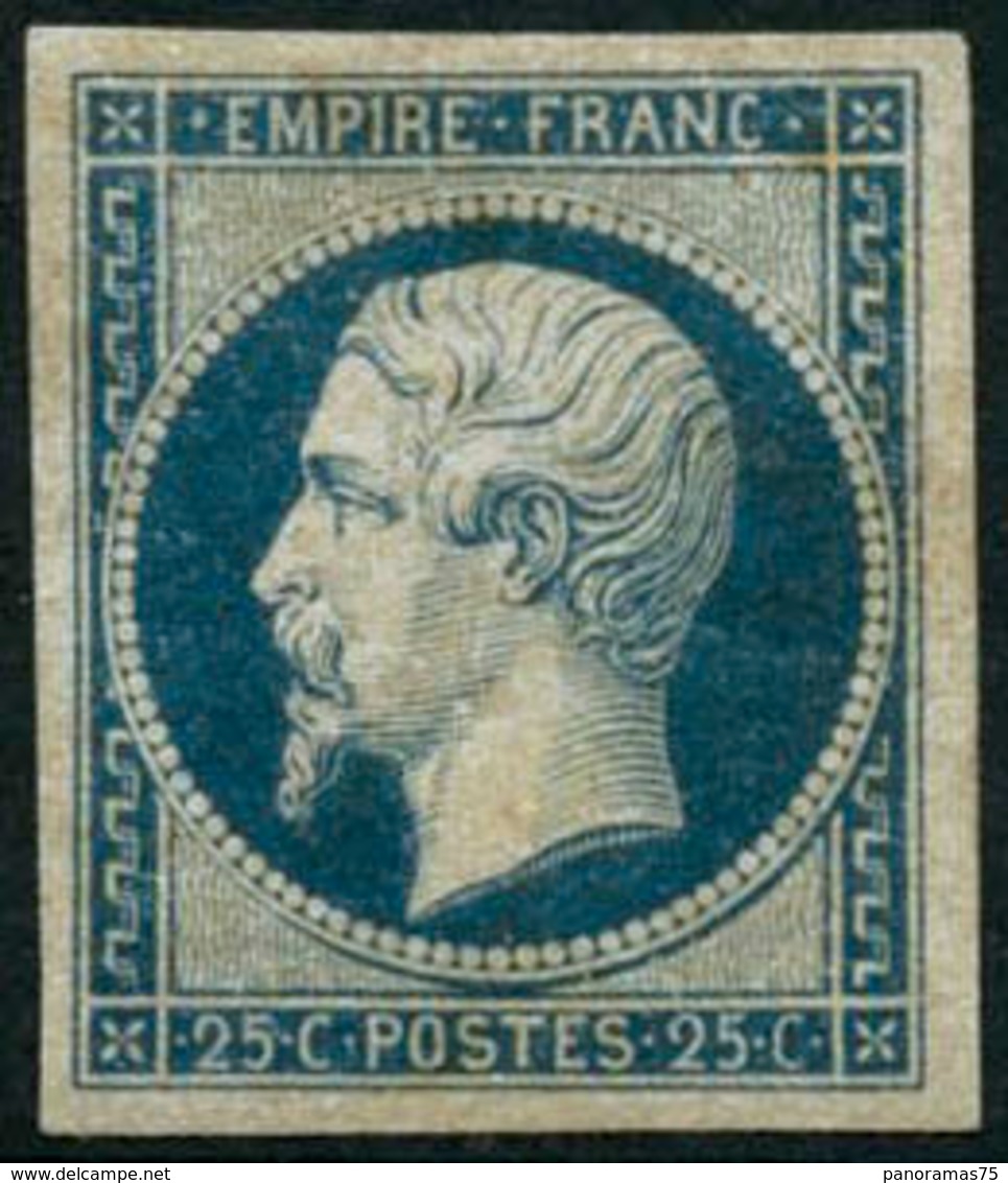 ** N°15 25c Bleu, Signé Calves  - TB - 1853-1860 Napoleone III