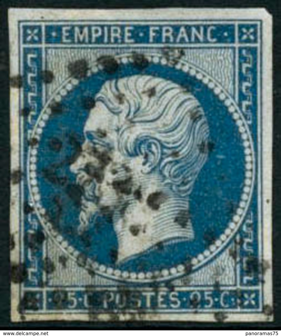 Oblit. N°15 25c Bleu - TB - 1853-1860 Napoleone III