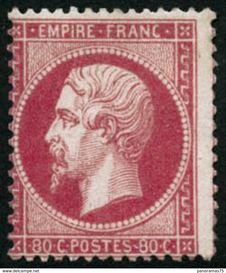 ** N°24 80c Rose - B - 1862 Napoleon III