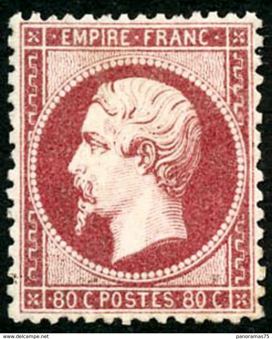 * N°24 80c Rose - TB - 1862 Napoleone III