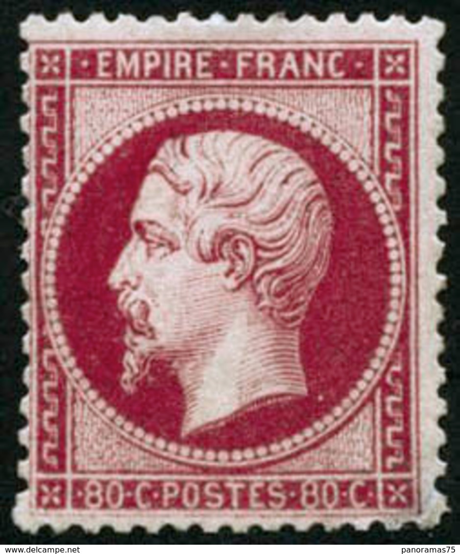 ** N°24a 80c Rose Foncé - TB - 1862 Napoleone III