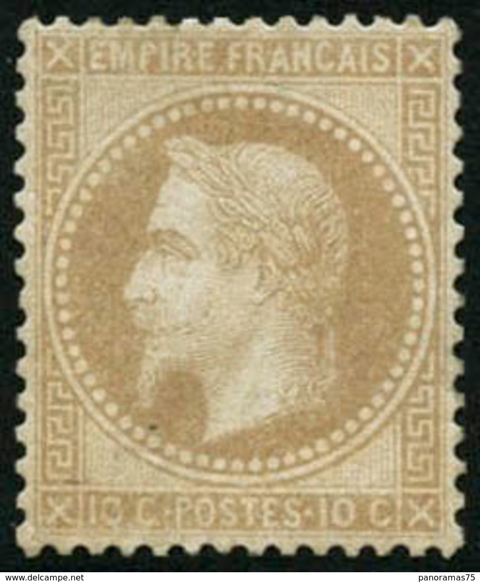 ** N°28B 10c Bistre, Type II Pièce De Luxe - TB - 1863-1870 Napoleone III Con Gli Allori