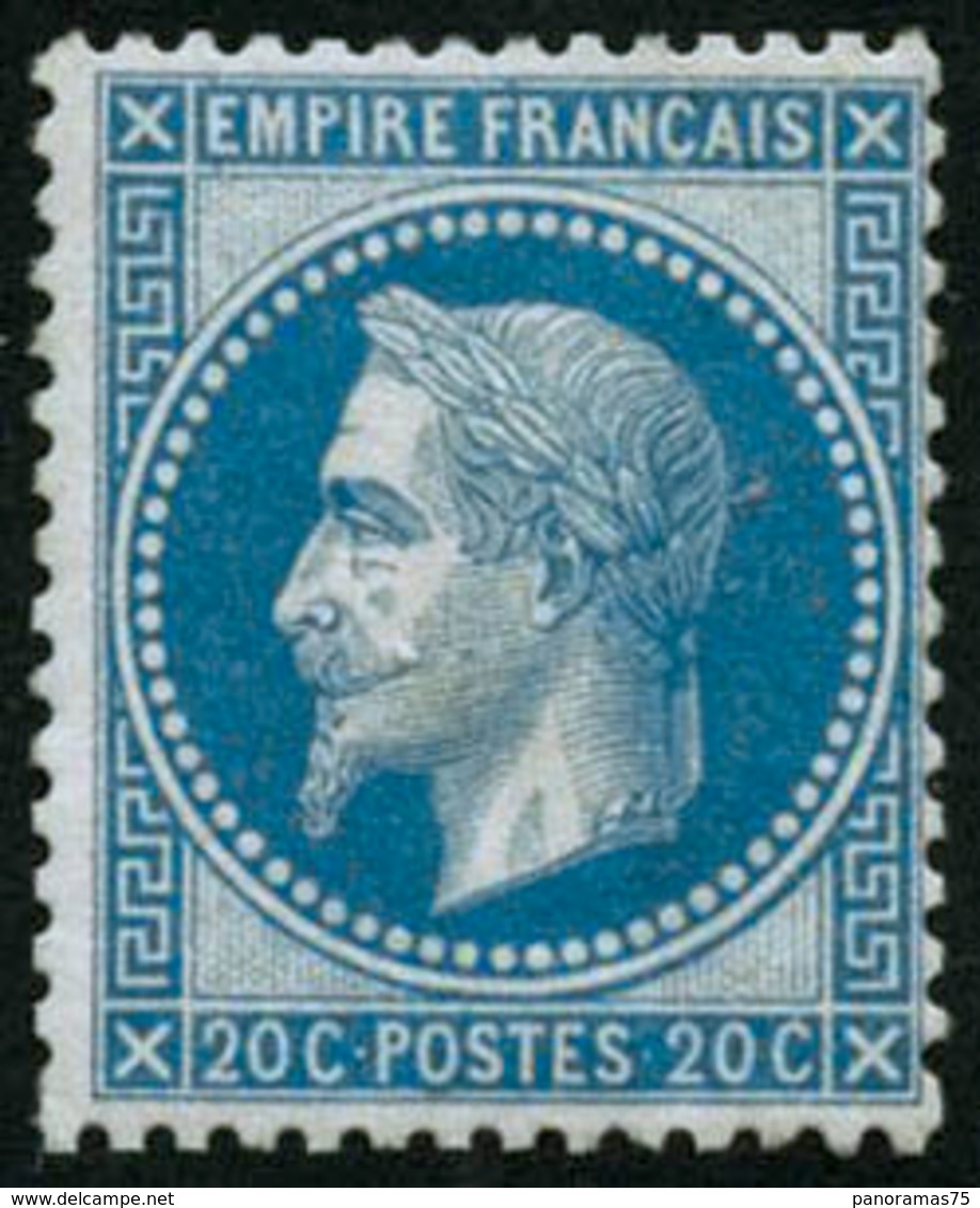 ** N°29A 20c Bleu, Type I - TB - 1863-1870 Napoleone III Con Gli Allori