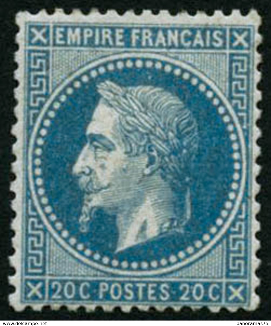 ** N°29A 20c Bleu, Type I - TB - 1863-1870 Napoleone III Con Gli Allori