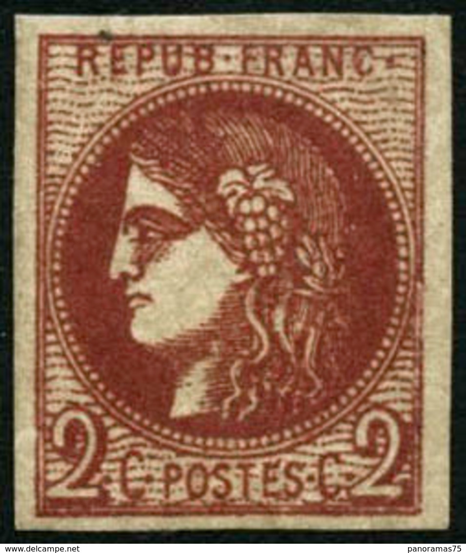 ** N°40Bf 2c Rouge-brique Foncé - TB - 1870 Emissione Di Bordeaux