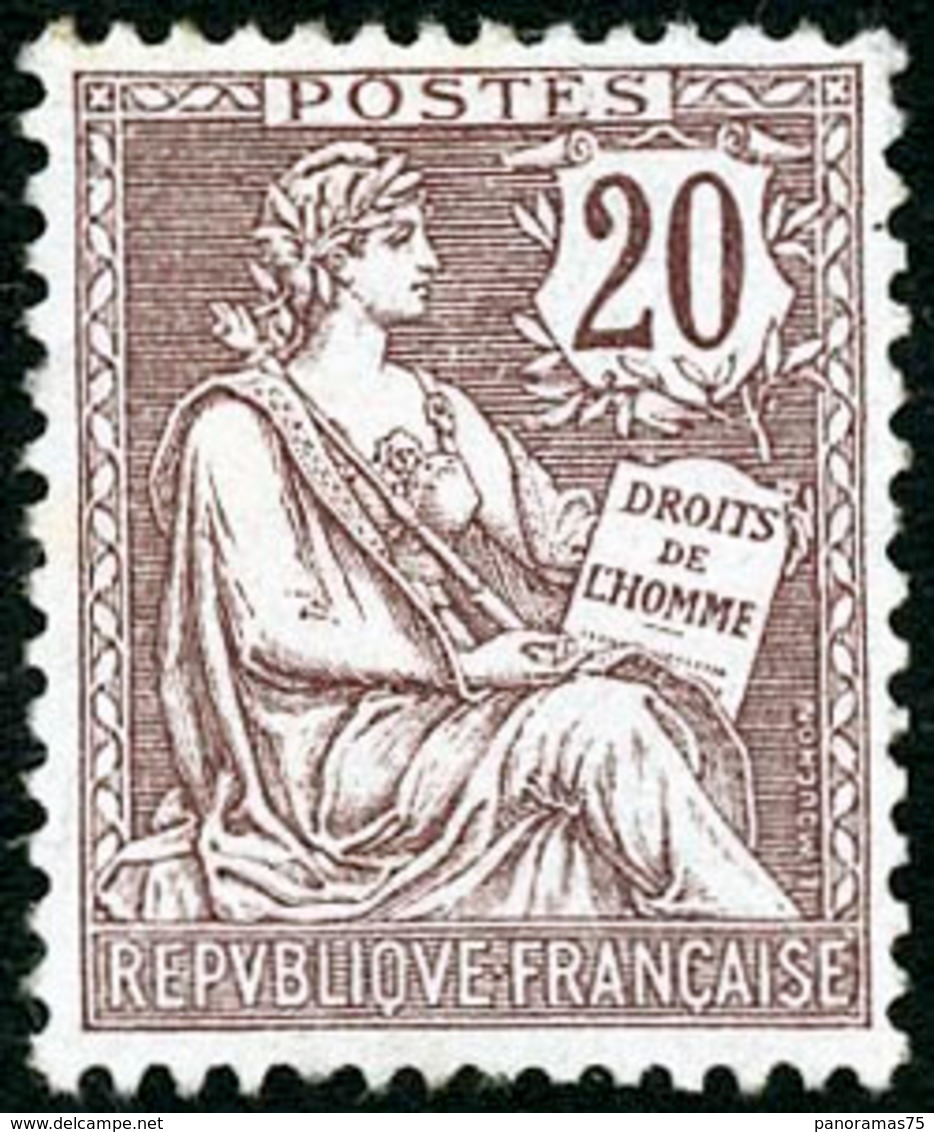 ** N°126 20c Brun-lilas - TB - 1871-1875 Ceres