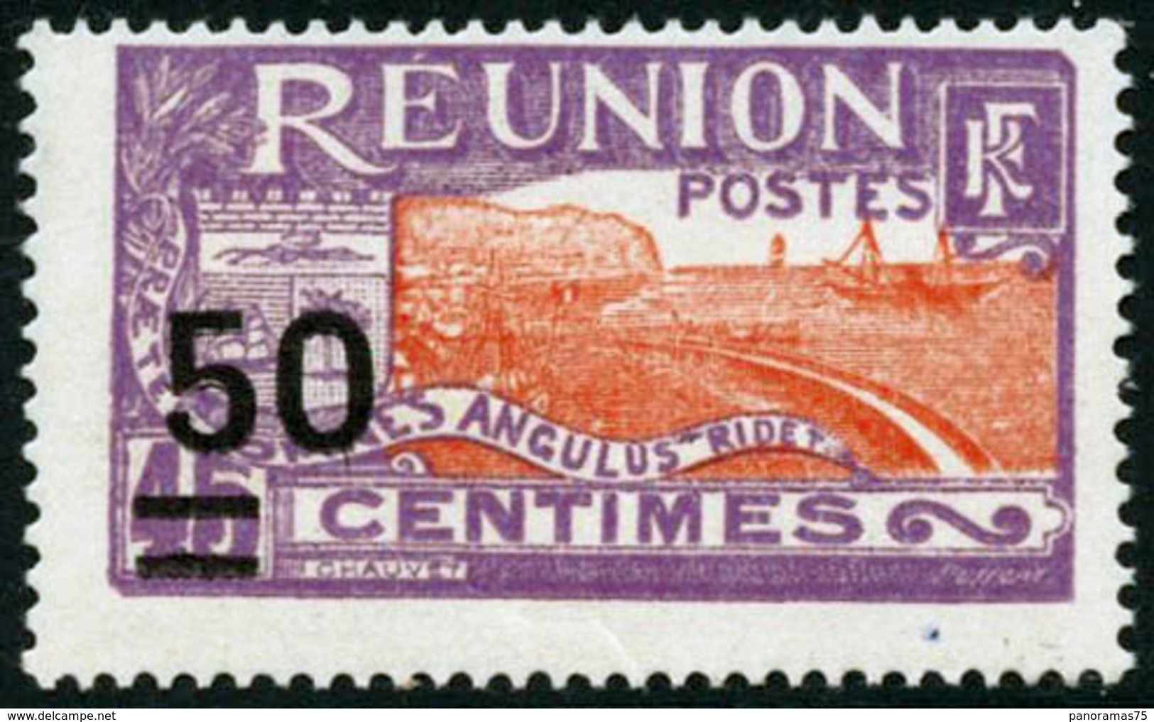 ** N°123A 50 Sur 45c Violet Et Orange - TB - Autres & Non Classés