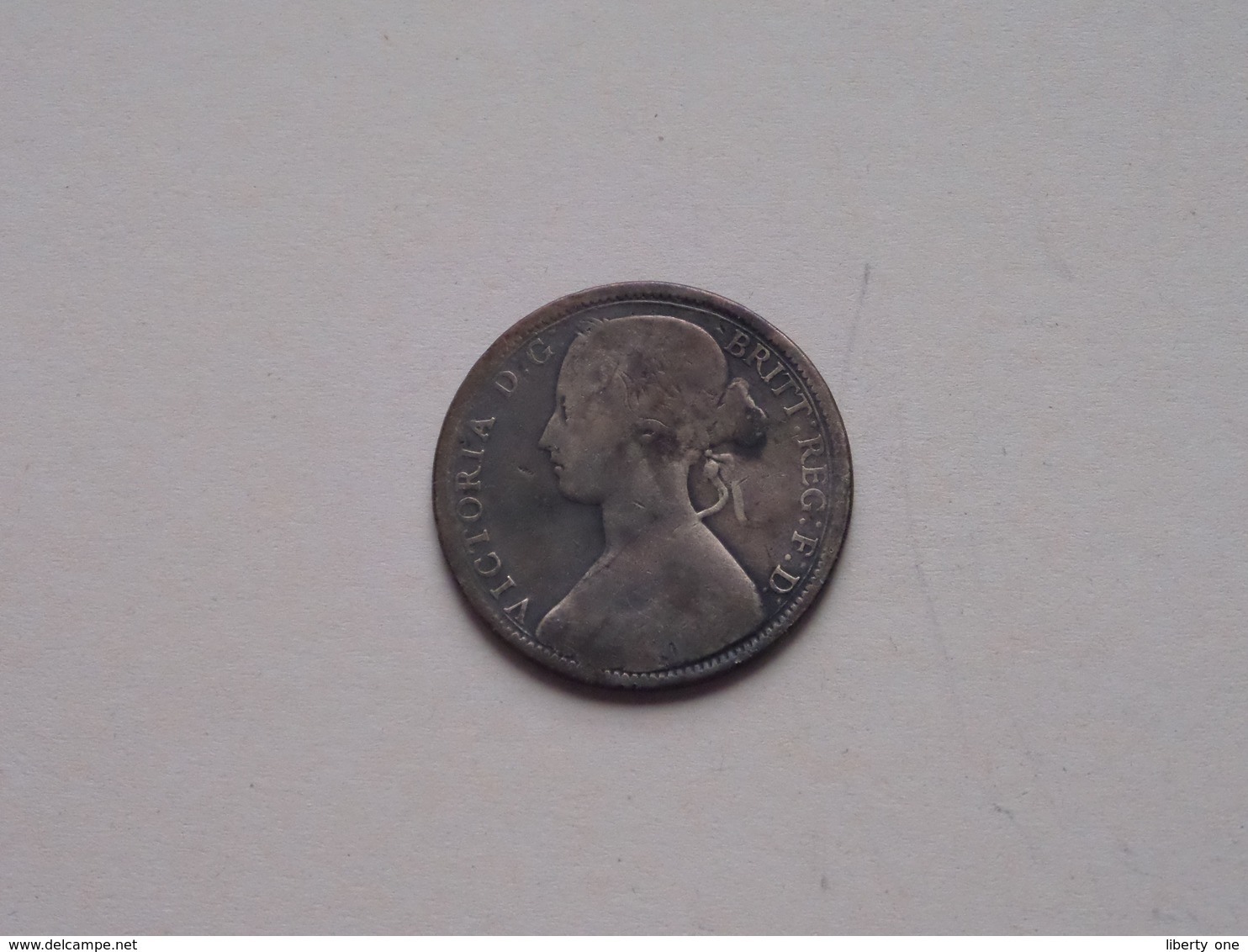 1863 - 1 Penny / KM 749.2 ( For Grade, Please See Photo ) ! - D. 1 Penny