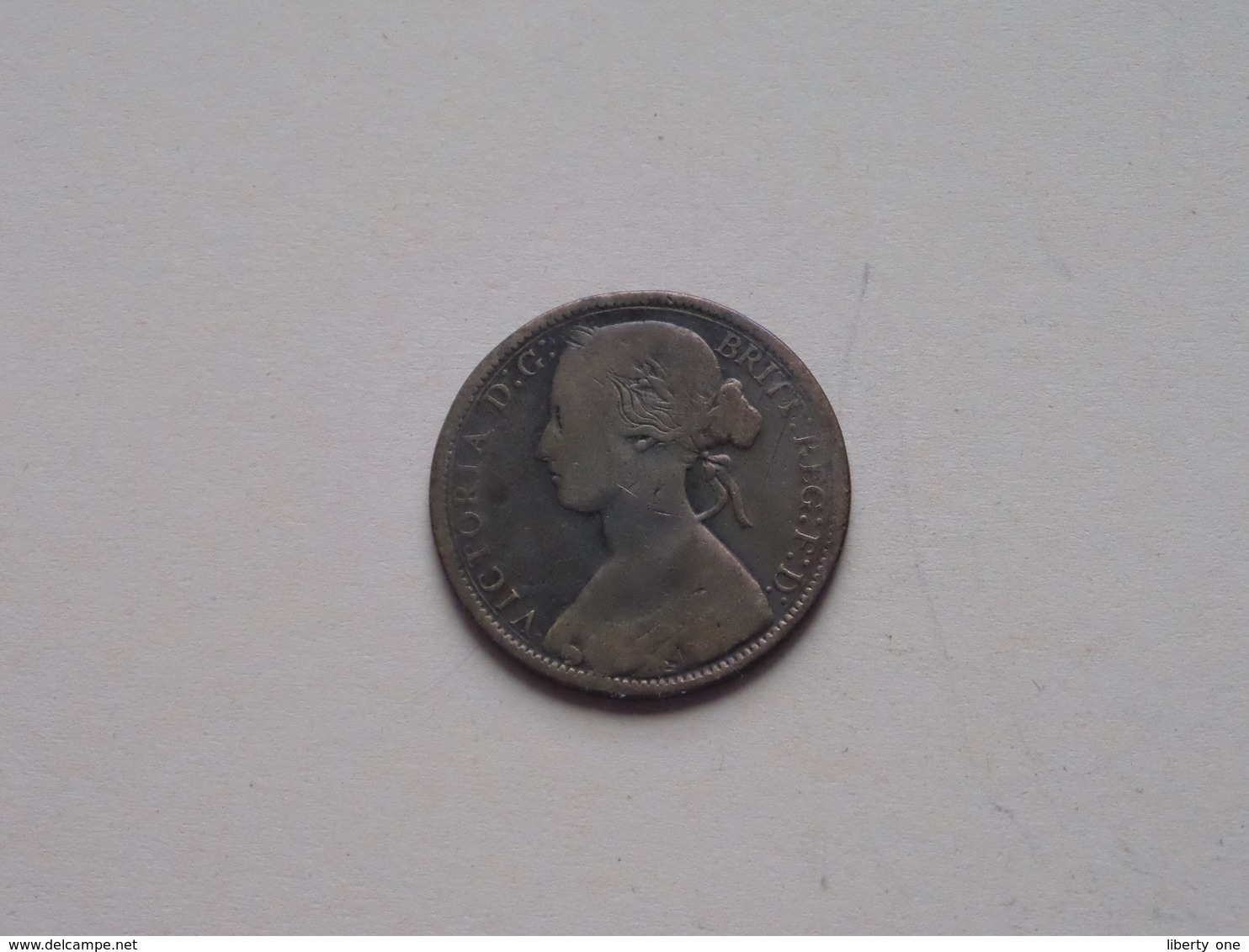 1872 - 1 Penny / KM 749.2 ( For Grade, Please See Photo ) ! - D. 1 Penny