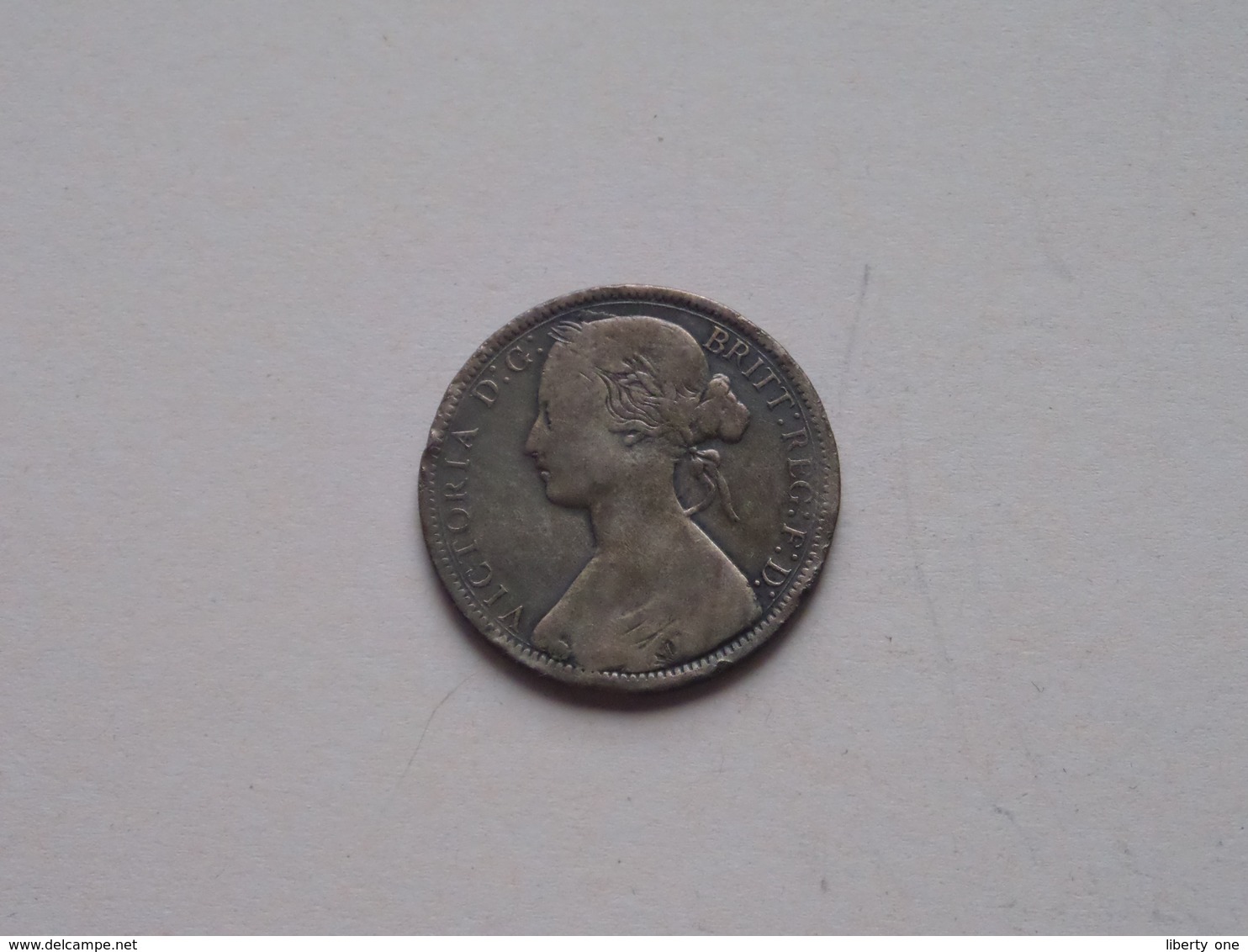 1873 - 1 Penny / KM 749.2 ( For Grade, Please See Photo ) ! - D. 1 Penny