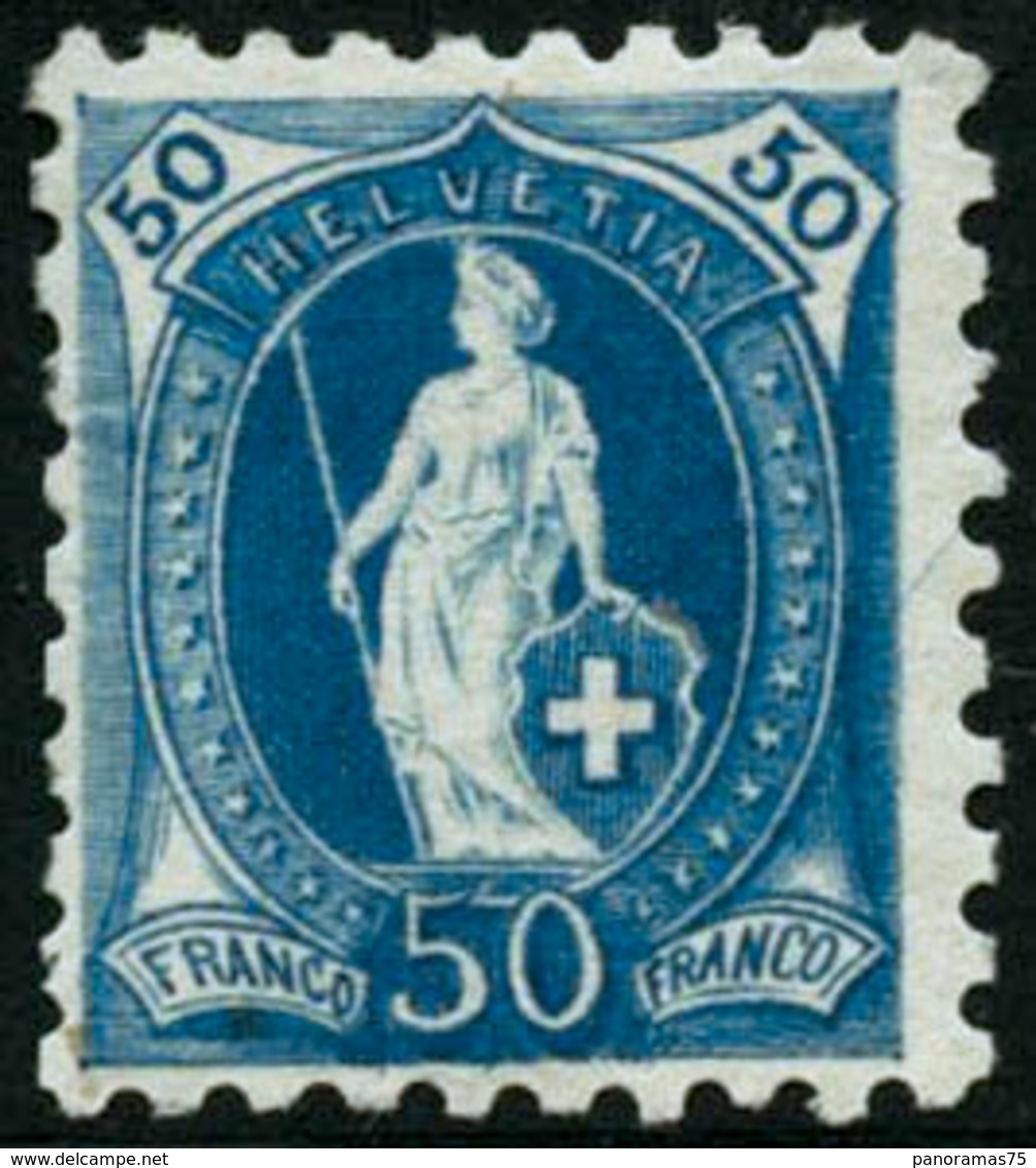 ** N°84 50c Bleu (dent 9 1/2) - TB - Otros & Sin Clasificación