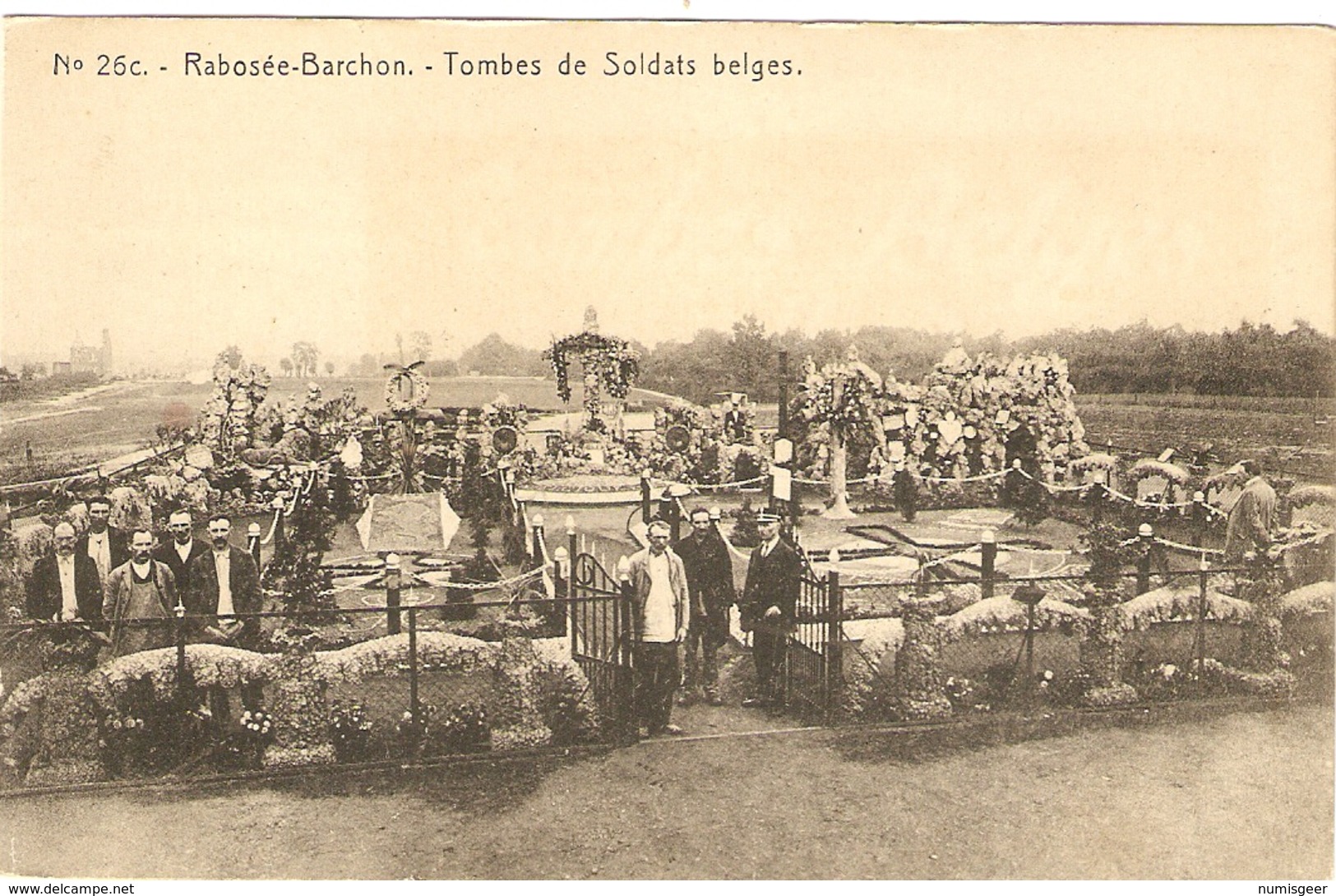 Rabosée-Barchon  ---  Tombes De Soldats Belges - Blegny