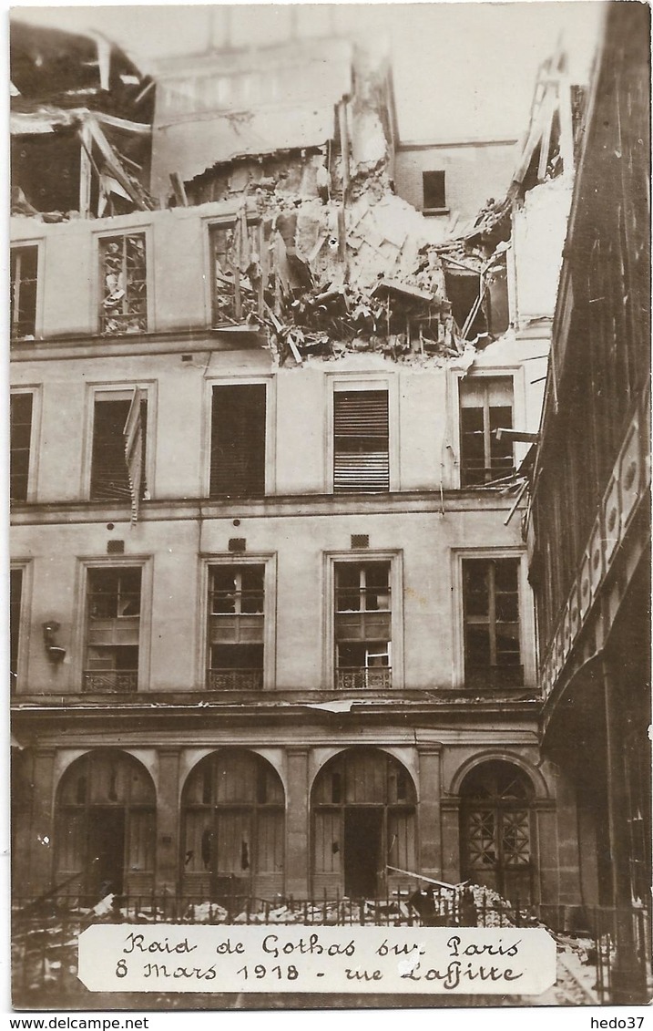 Paris - Raid De Gothas Sur Paris 8 Mars 1918 - Carte Photo - Autres & Non Classés