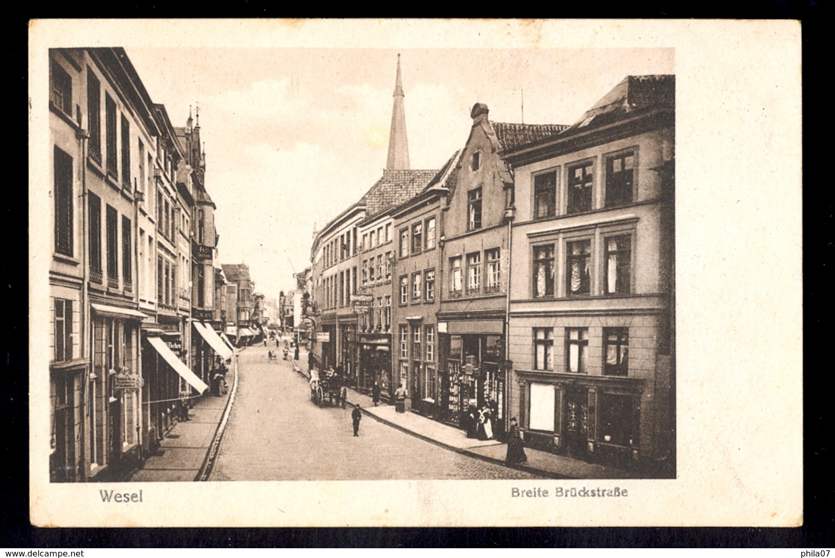 Wesel Breite Bruckstrasse / Postcard Circulated, 2 Scans - Wesel