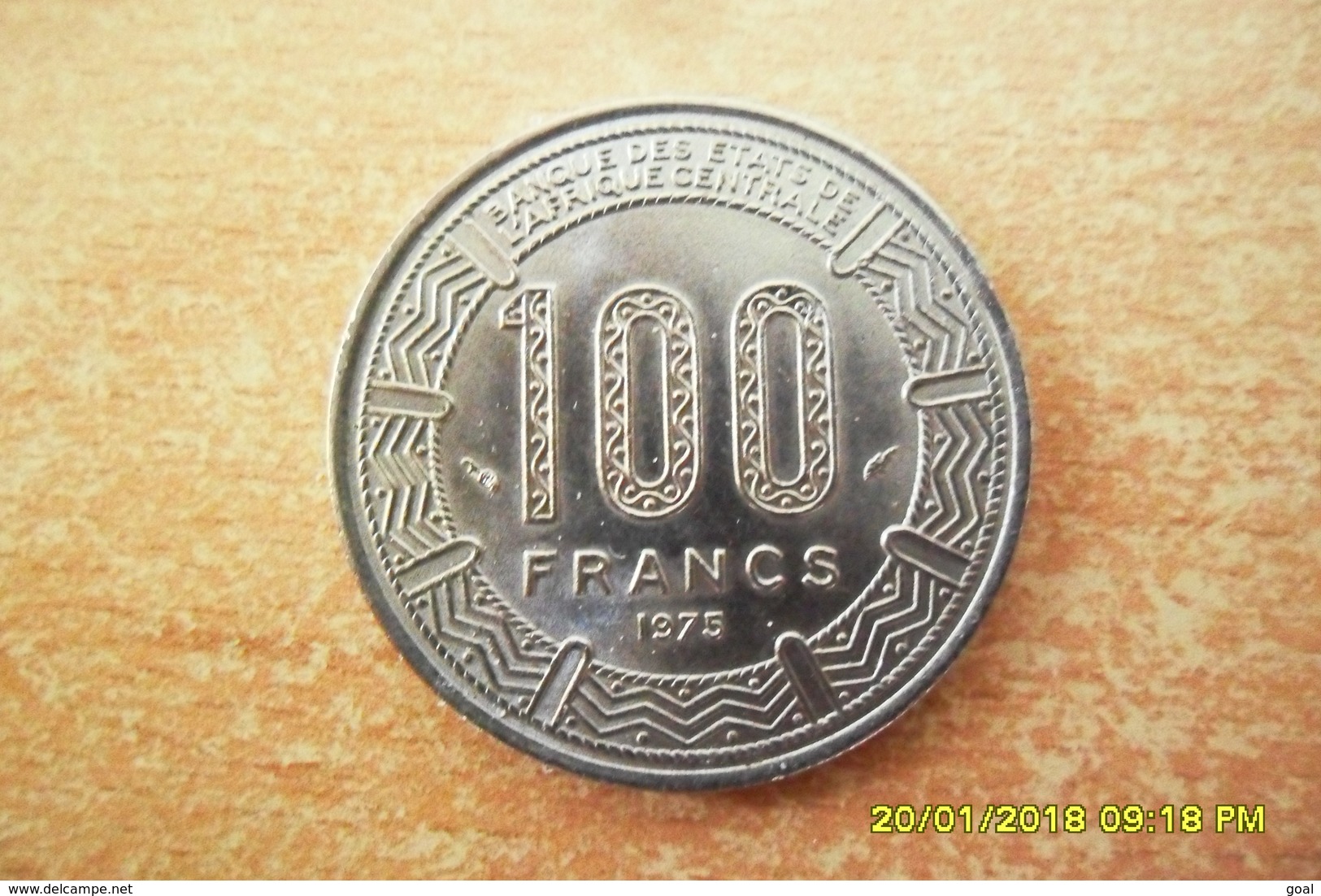 Monnaie De 100 Francs Du Cameroun Dde 1975 En Etat SUP - Cameroon