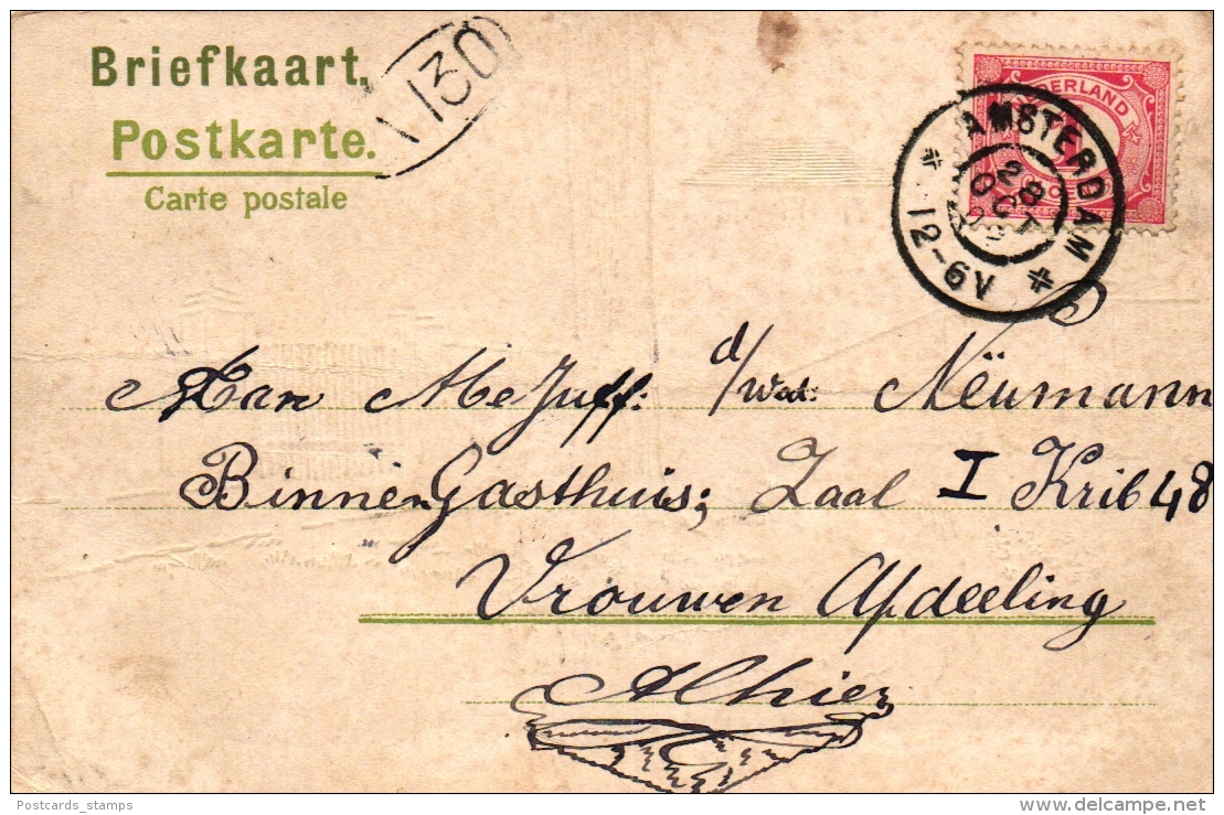 Hofgut, Großes Anwesen, Menschen, Sign. Mailick, 1902 - Mailick, Alfred