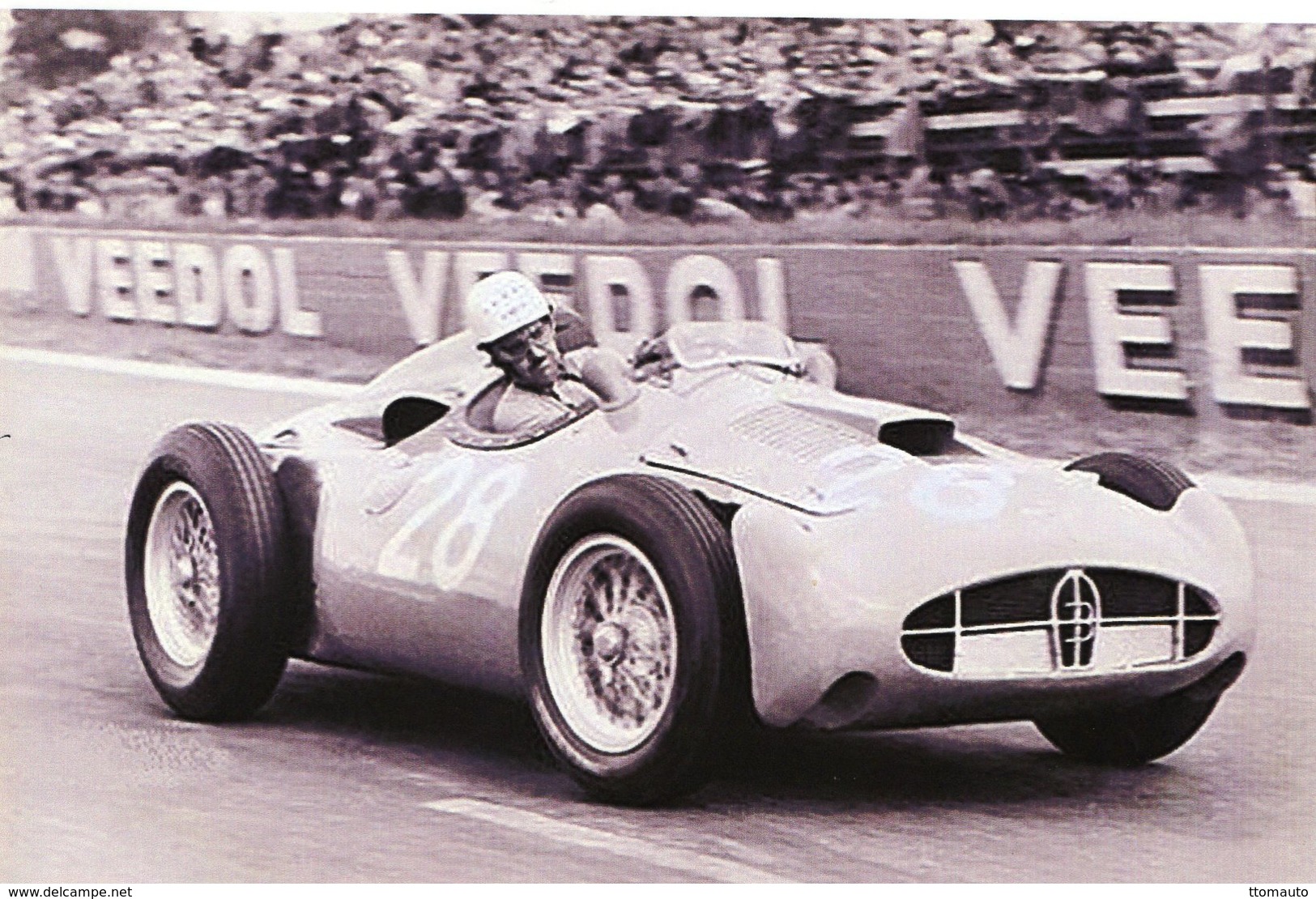 Grand Prix De France (Reims) 1956  -  Maurice Trintignant  -  Bugatti Type 251  -  15x10 PHOTO - Grand Prix / F1