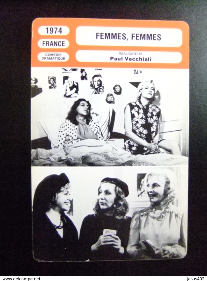 LES FICHES DE MONSIEUR CINEMA 1974 France FEMMES FEMMES Comedie Dramatique - Paul Vecchiali - Publicidad