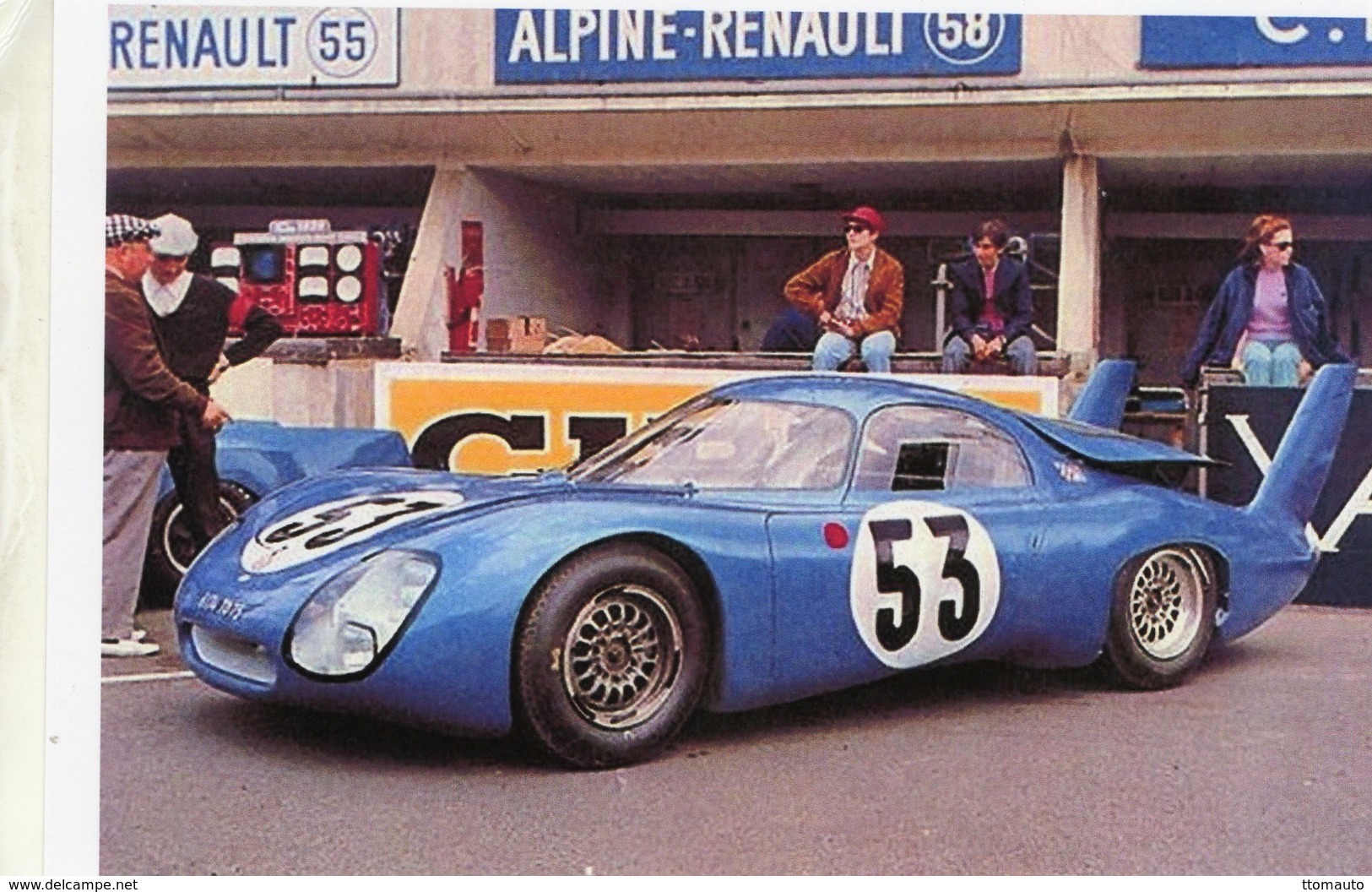 Panhard-CD Peugeot 66C - 24 Heures Du Mans 1967 - Pilots:André Guilhaudin/Alain Bertaut  -  15x10 PHOTO - Le Mans