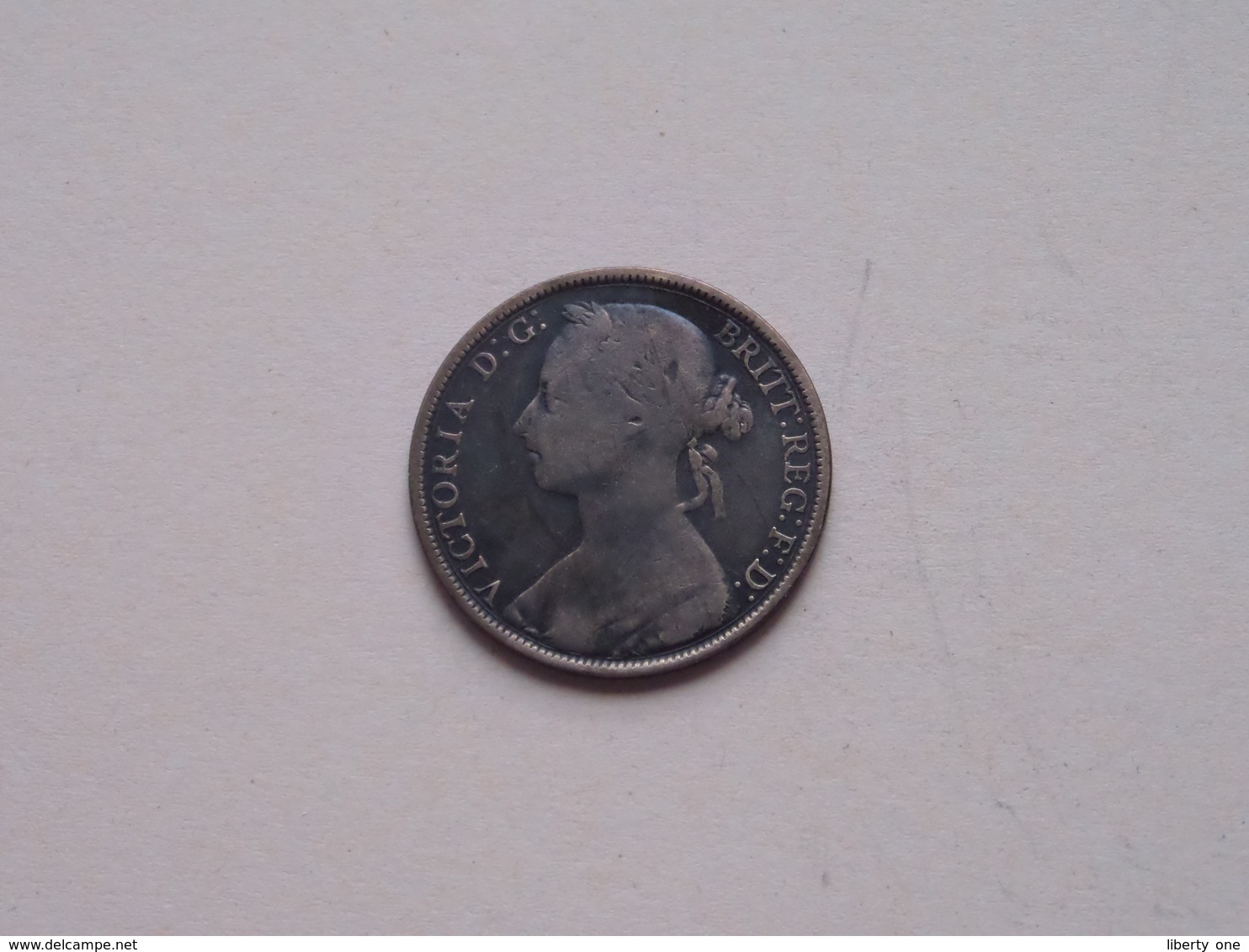 1884 - 1 Penny / KM 755 ( For Grade, Please See Photo ) ! - D. 1 Penny