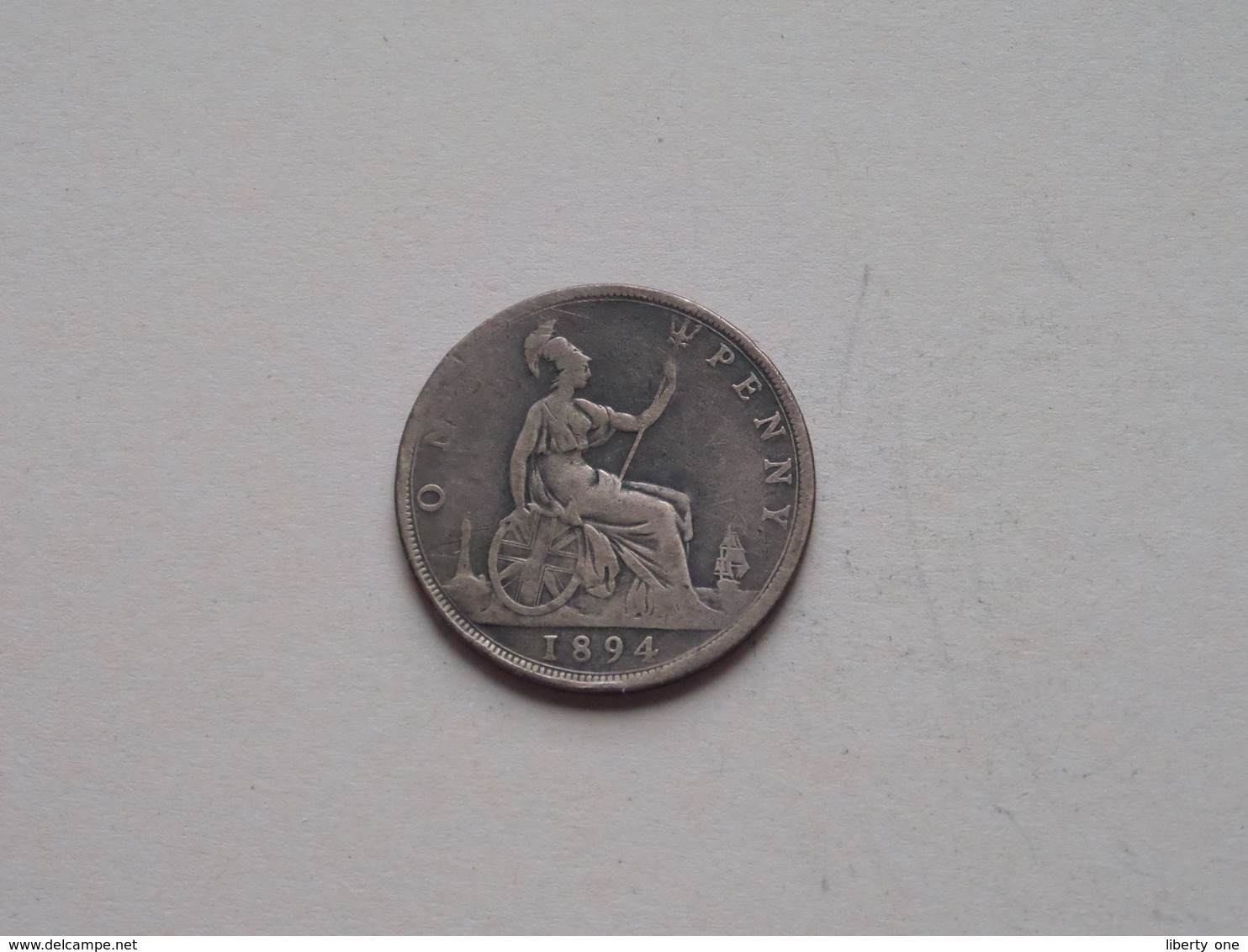 1894 - 1 Penny / KM 755 ( For Grade, Please See Photo ) ! - D. 1 Penny