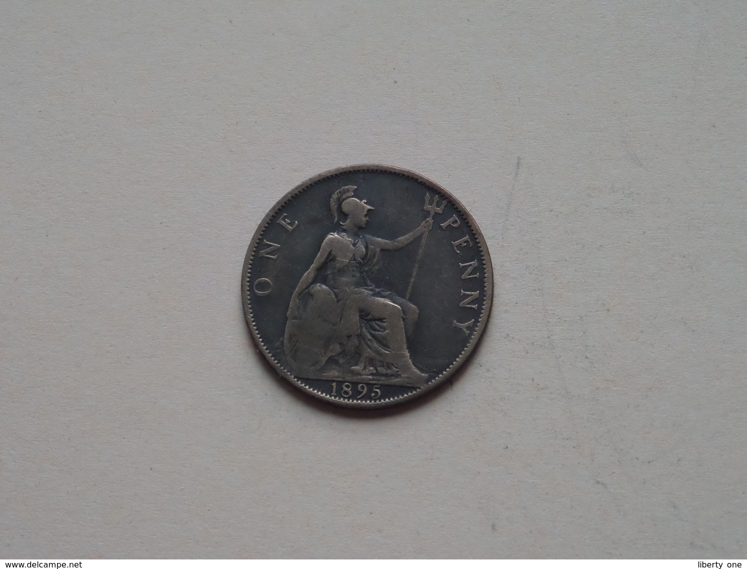 1895 - 1 Penny / KM 790 ( For Grade, Please See Photo ) ! - D. 1 Penny