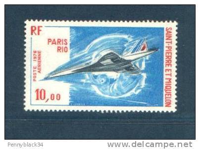 Saint Pierre Et Miquelon PA 62 ** Concorde - Unused Stamps