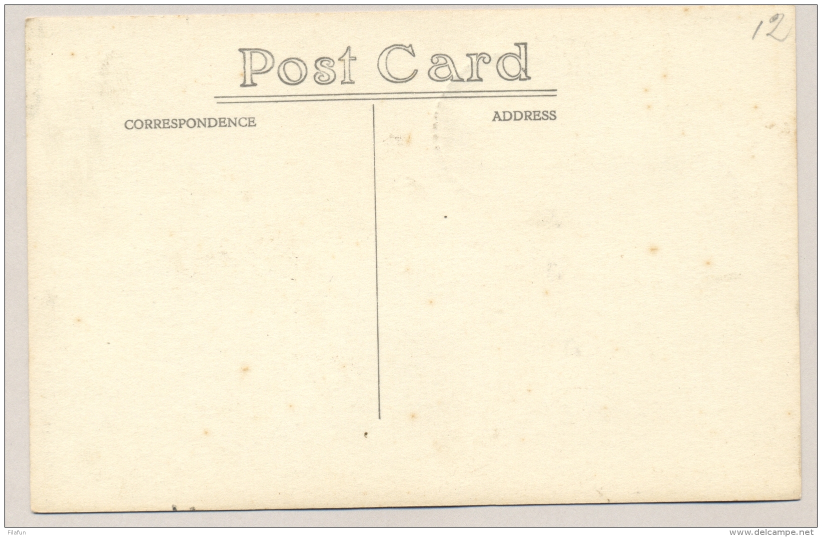 Nederlands Indië - 1931 - 12,5c Witte Kruis Op Voorzijde Van Fotokaart - Niet Gelopen / Not Sent - Netherlands Indies